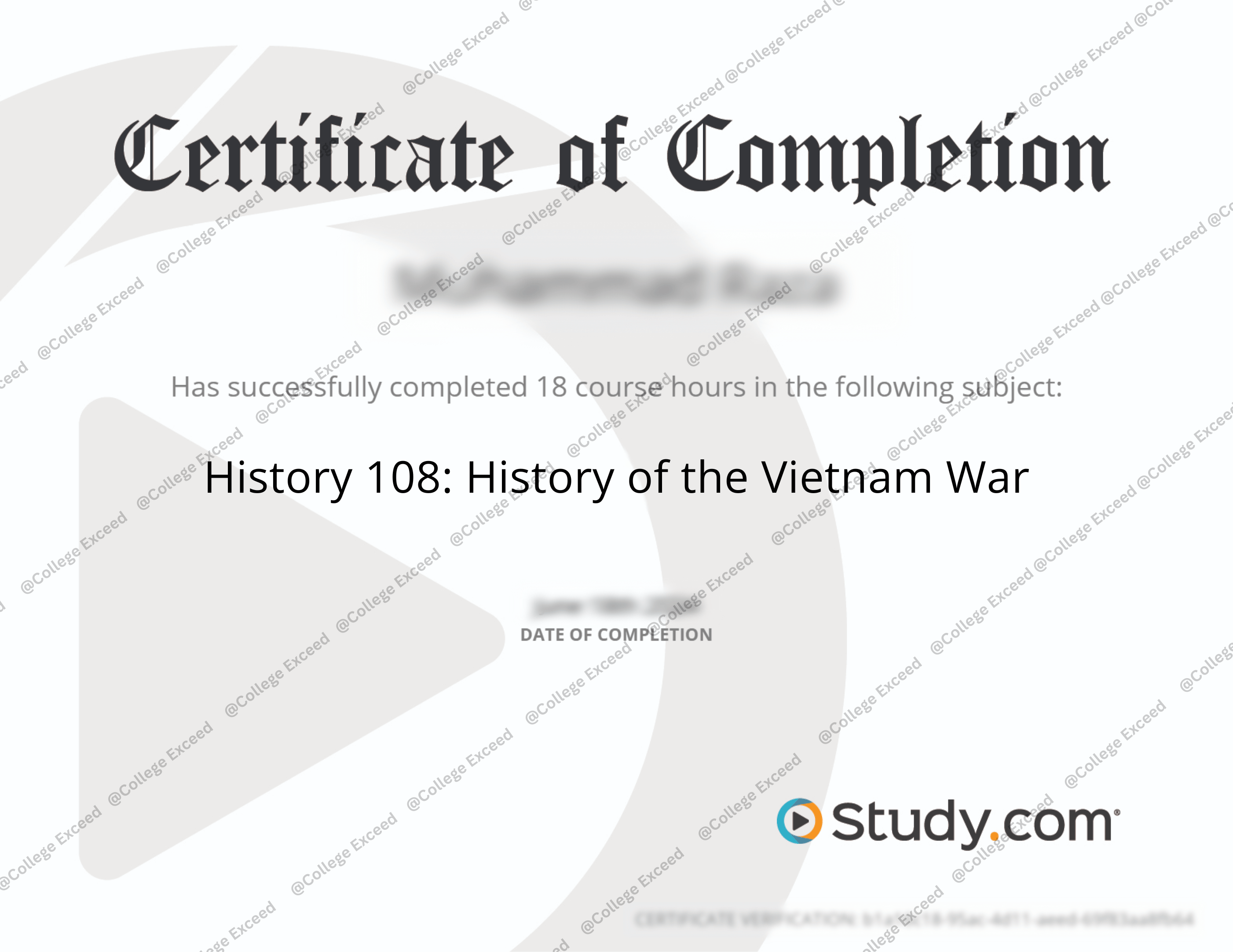 study.com History 108